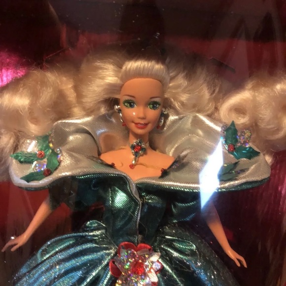 Happy Holidays Barbie 1995 Special Edition NRFB Vintage In Fantastic Shape. - Picture 5 of 7